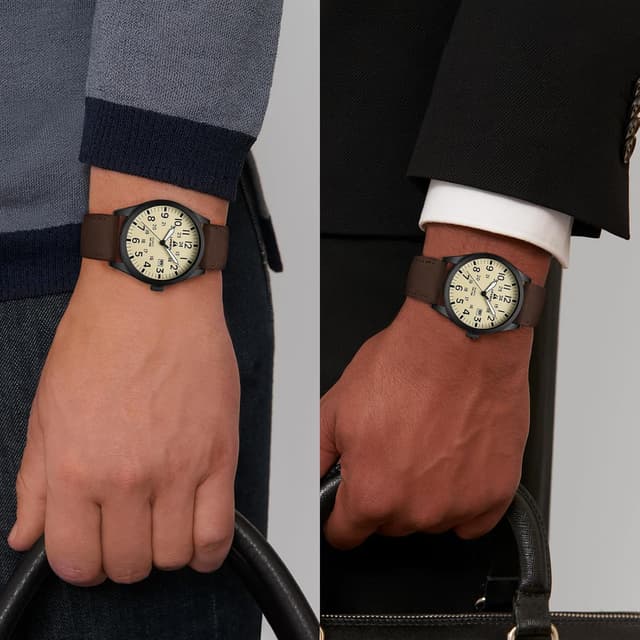 Thumbnail 4 de LN LENQIN Militär-Armbanduhr 42 mm