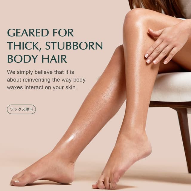 Detalle de KOTAMU Cera dura 1lb per depilazione senza strisce, adatta anche a pelli sensibili