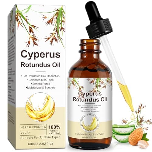 Detalle de Tiuedu Cyperus Rotundus Aceite para depilación y reducción del vello (60)