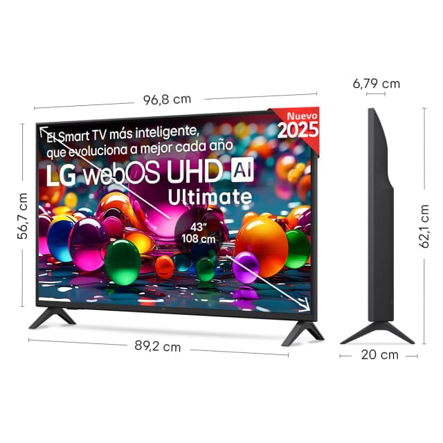 Detalle 2 de LG 43UA75006LA 43' 4K Smart TV