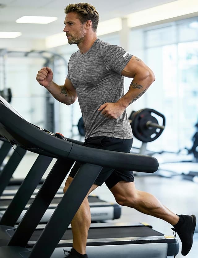 Detalle 2 de MAGCOMSEN men’s quick-dry gym & running t-shirt (polyester, breathable, 4-way stretch)