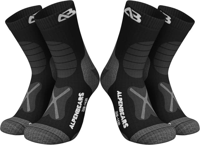 Thumbnail 6 de Alpen Bears Calze trekking in lana merino premium (2 paia) per donna, uomo e bambino