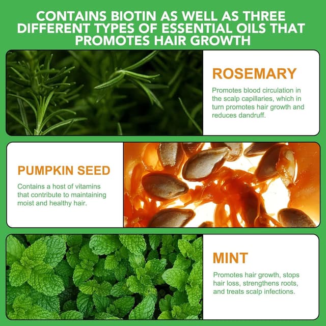 Detalle 2 de Shampoo al rosmarino anticaduta 10 fl oz