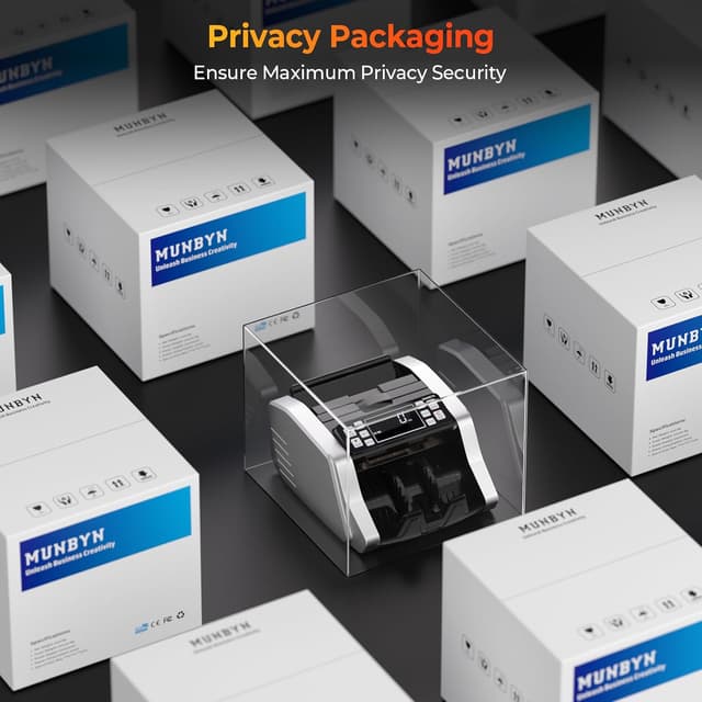 Thumbnail 3 de Munbyn IMC20 Compteuse de Billets 1000/bpm