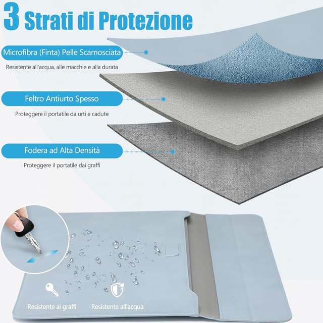 Thumbnail 2 de HYZUO custodia 15-16 pollici con stand