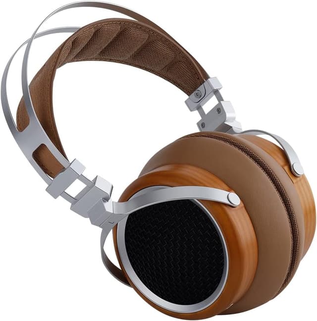 Detalle de SIVGA Luan Hi‑Fi Dynamic Driver open-back wood headphones (Brown)