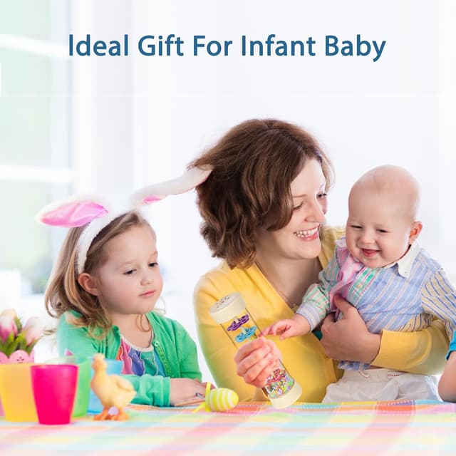 Detalle de Rain Stick Montessori Baby Rattle 7.7”