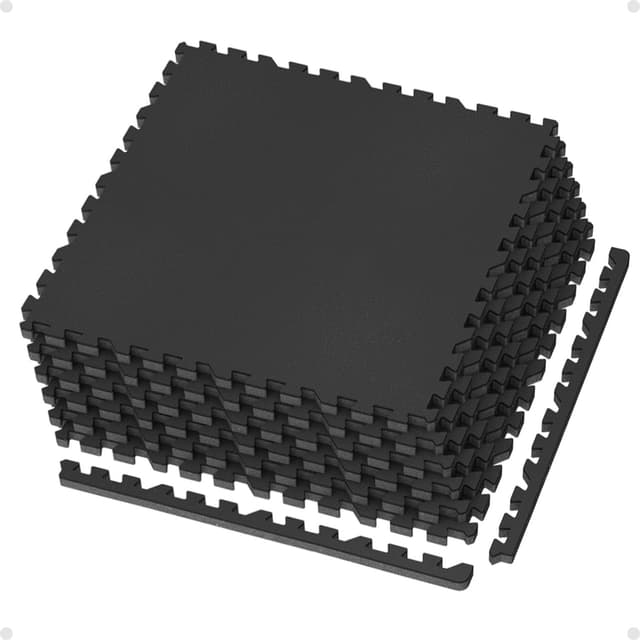Detalle de AIRHOP Active 0.56in Thick interlocking exercise equipment mats (24 sq ft, 6 tiles)