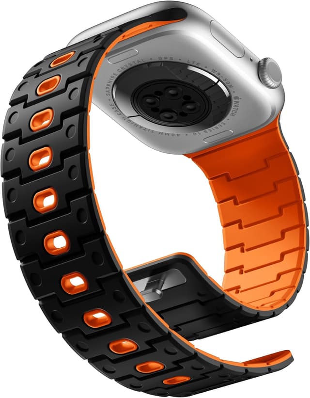 Thumbnail 6 de Bandletic Magnetic Straps for Apple Watch Series 11/10 (42mm), Series 9/8/7 (41mm) and more — soft silicone magnetic strap