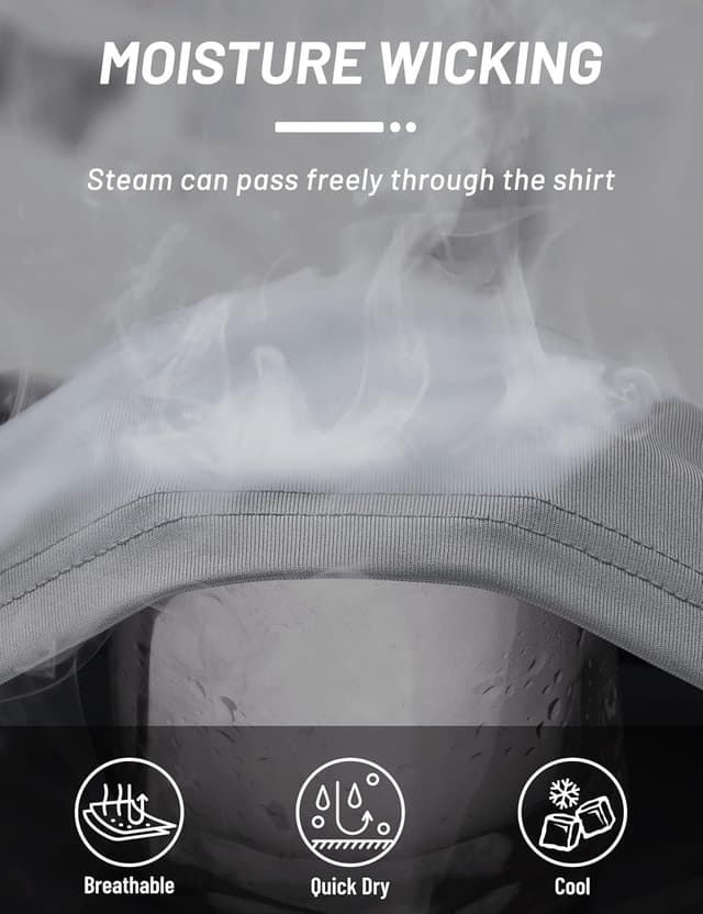 Detalle 1 de TACVASEN UV-Schutz Hoodie mit UPF 50+