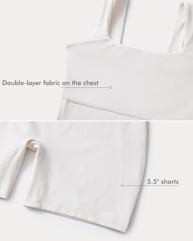 Detalle de MOMANDA maternity bodysuit sleeveless shorts jumpsuit with square neck tank top