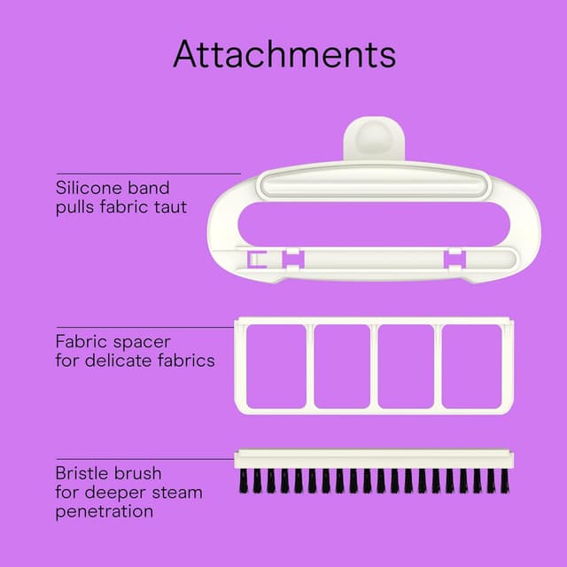 Detalle de Conair Turbo ExtremeSteam 1875W Handheld Garment Steamer for Clothes (Blue) — Portable fabric steamer