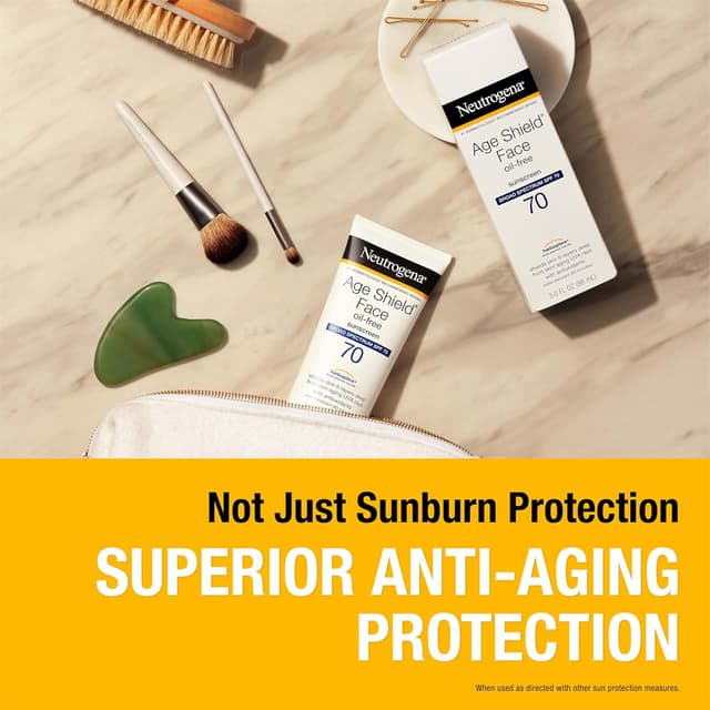 Thumbnail 3 de Neutrogena Age Shield Facial Sunscreen SPF 70, 3 oz
