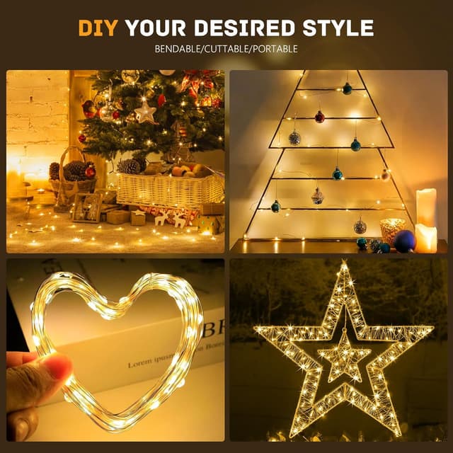 Detalle 2 de Bigzom Lichterkette 10 m mit 100 LEDs