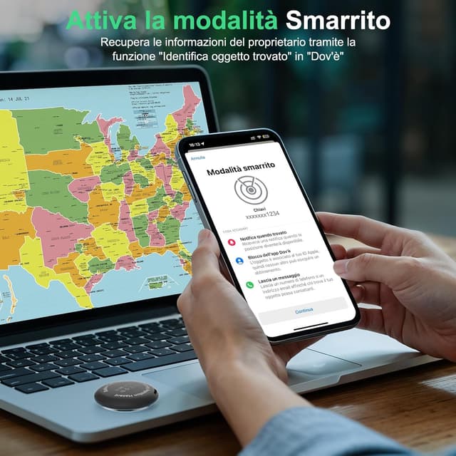 Detalle 1 de Bnlei Smart Air Tracker Tag, 4 pezzi