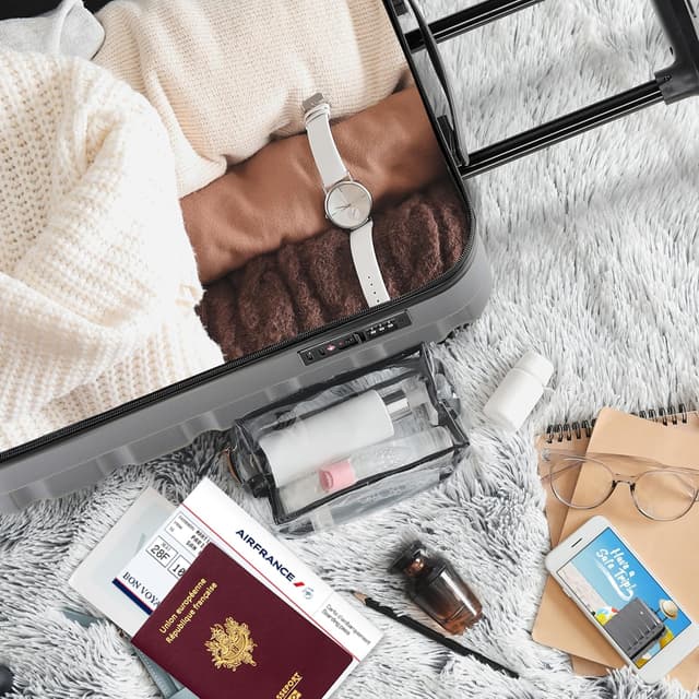 Detalle de Flight Knight valigia rigida in ABS a 4 ruote da cabina 55x35x25 cm (40 L)