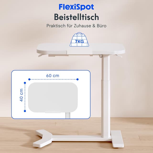 Thumbnail 2 de FlexiSpot H5 Mesa Auxiliar en Forma de C 65–105 cm