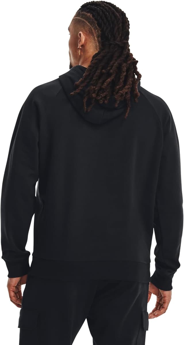 Detalle 2 de Under Armour Men’s UA Rival Fleece Hoodie Shirt (Black)