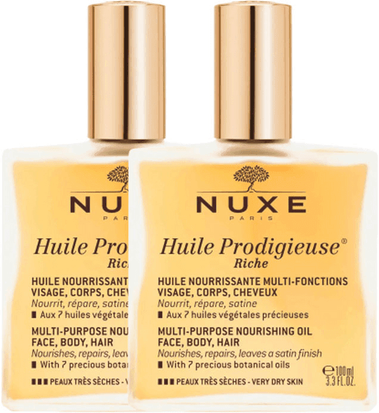 Detalle de Nuxe Huile Prodigieuse Riche aceite 2x100 ml