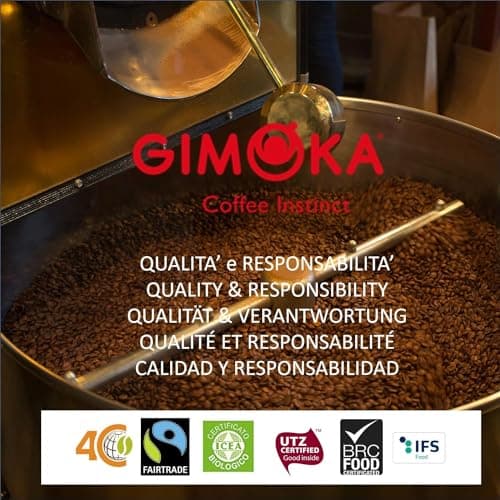 Detalle de Gimoka Mezcla de Café Espresso Intenso 11/11 (50 cápsulas) compatible Nespresso* Business Zenius y Gemini