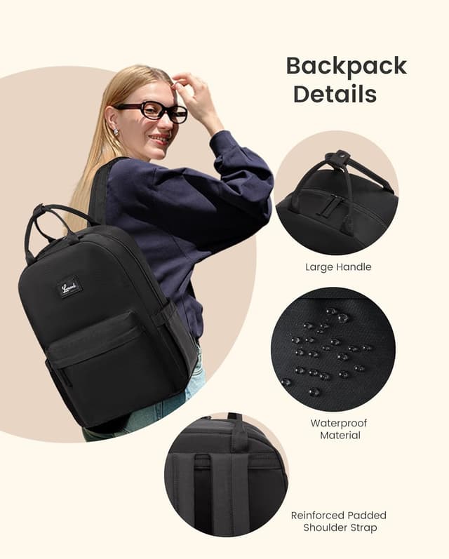 Thumbnail 4 de LOVEVOOK Rucksack Damen 15,6 Zoll