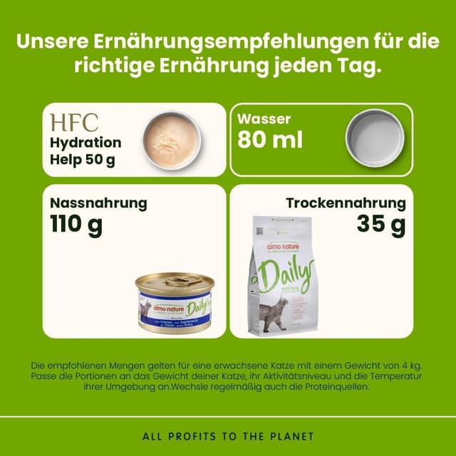 Detalle de almo nature Daily Nassfutter für Erwachsene Katzen – Mousse mit Thunfisch (85 g), Packung mit 24