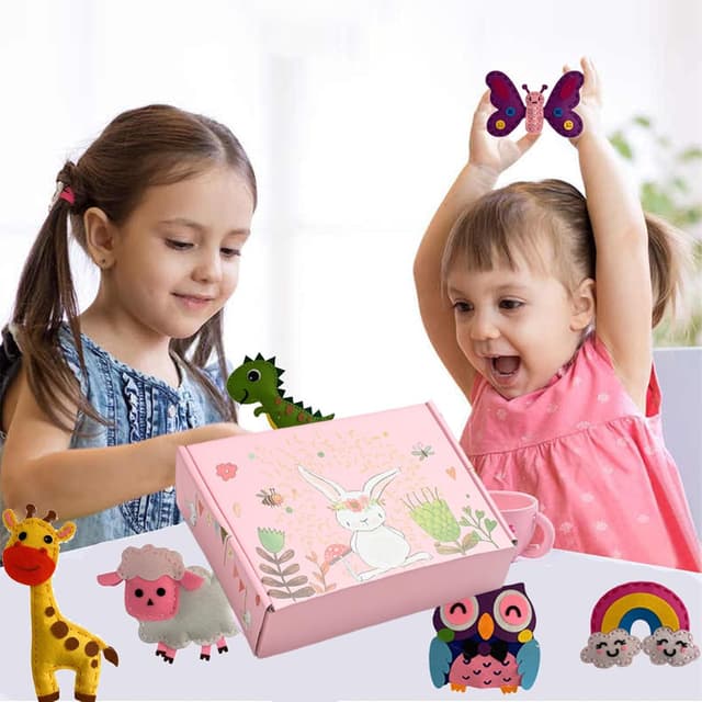 Thumbnail 6 de Tierfilz Nähset für Kinder, 12 Basteltiere