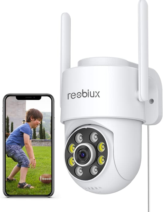 Detalle de Reobiux 2K Outdoor Security Camera 30M