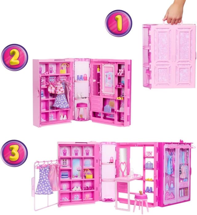 Detalle 2 de Barbie Dressing de Rêve 90 cm