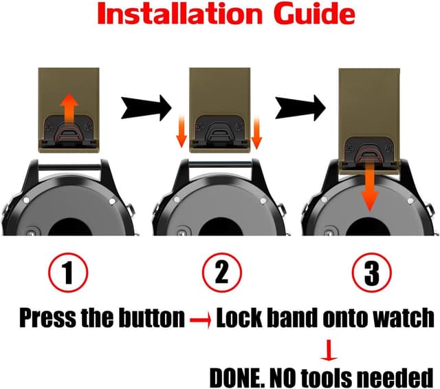 Detalle 1 de Cinturino silicone 20 mm per Fenix 5S