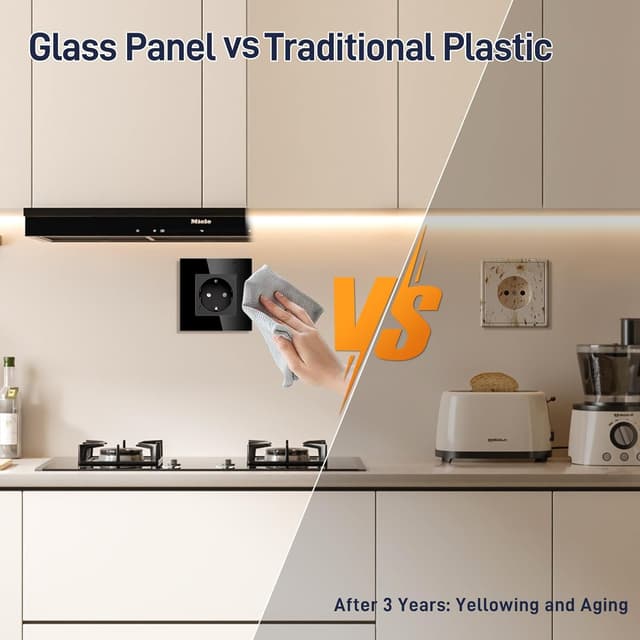 Detalle 1 de BSEED Schuko Steckdose 86 mm 16 A