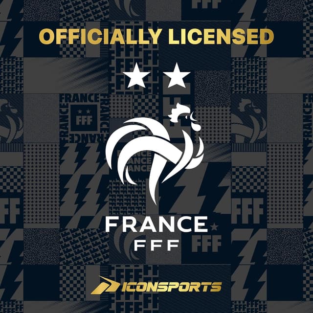 Detalle 2 de Icon Sports National Teams Unisex Cotton T-Shirt 643ct (France Football Federation)