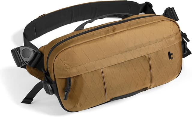 Detalle de tomtoc 5.5L X-Pac Sling Bag (heavy-duty) for Steam Deck, Rog Ally X and iPad mini