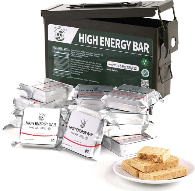 Detalle de BDH Emergency Food Ration Bars 12 pack