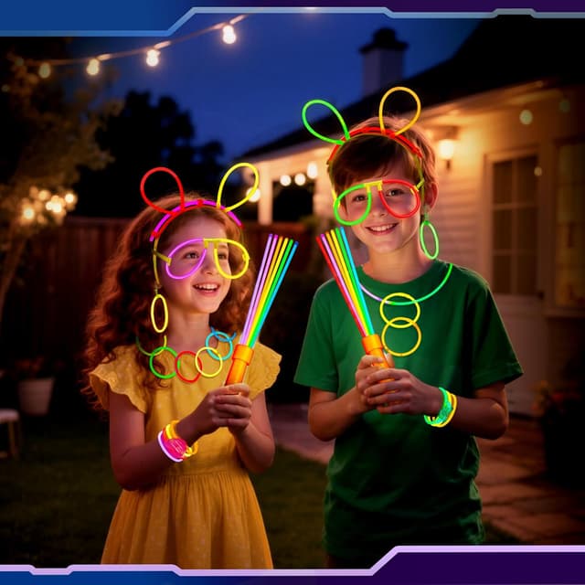 Thumbnail 4 de Knicklichter Party Set 400 Stück mit 180 Stäben