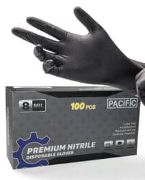 Imagen de PACIFIC PPE Guantes desechables de nitrilo, resistentes 8 mils, 100 unidades en OfertitasTOP