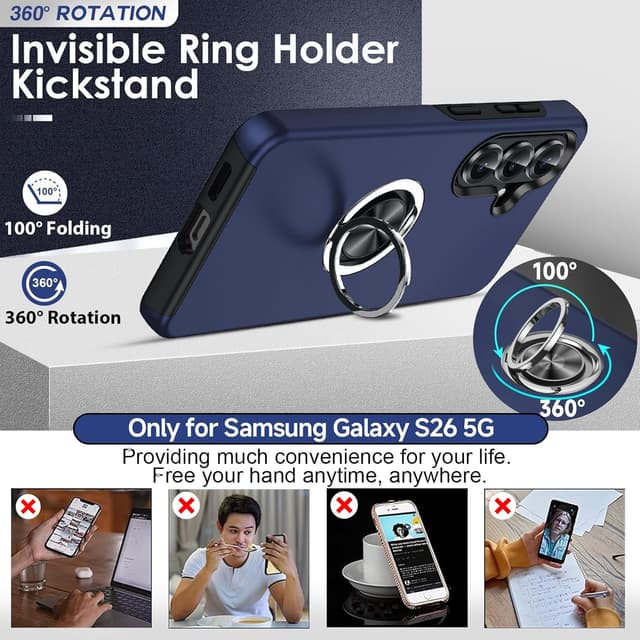 Detalle 2 de LeYi funda Samsung Galaxy S26 5G 360°