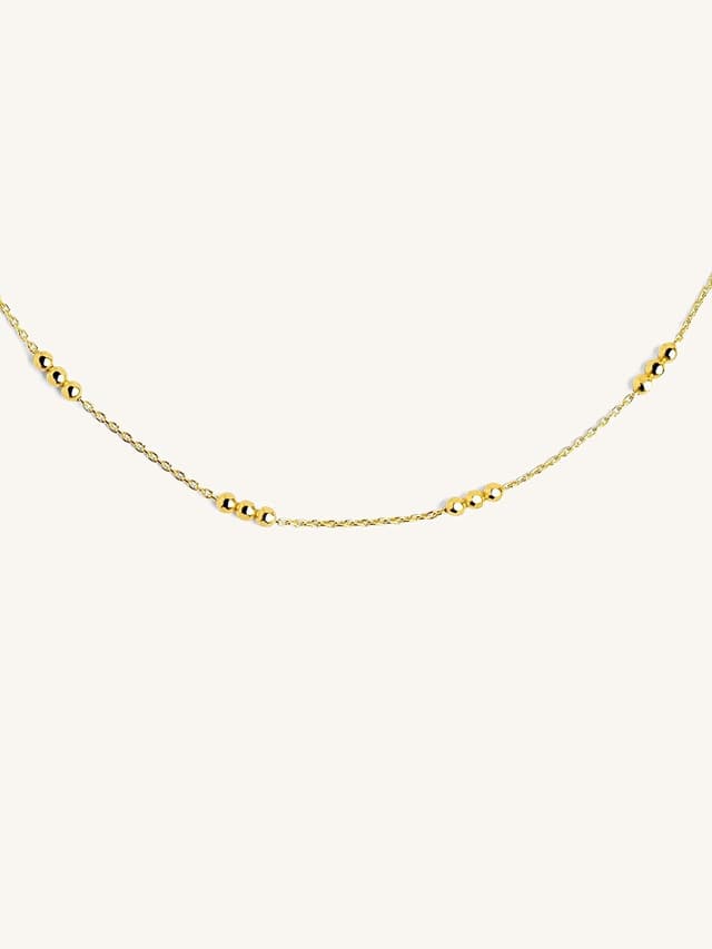 Thumbnail 1 de SINGULARU Collana Triple Dots in argento 925 placcato oro 18kt 💍