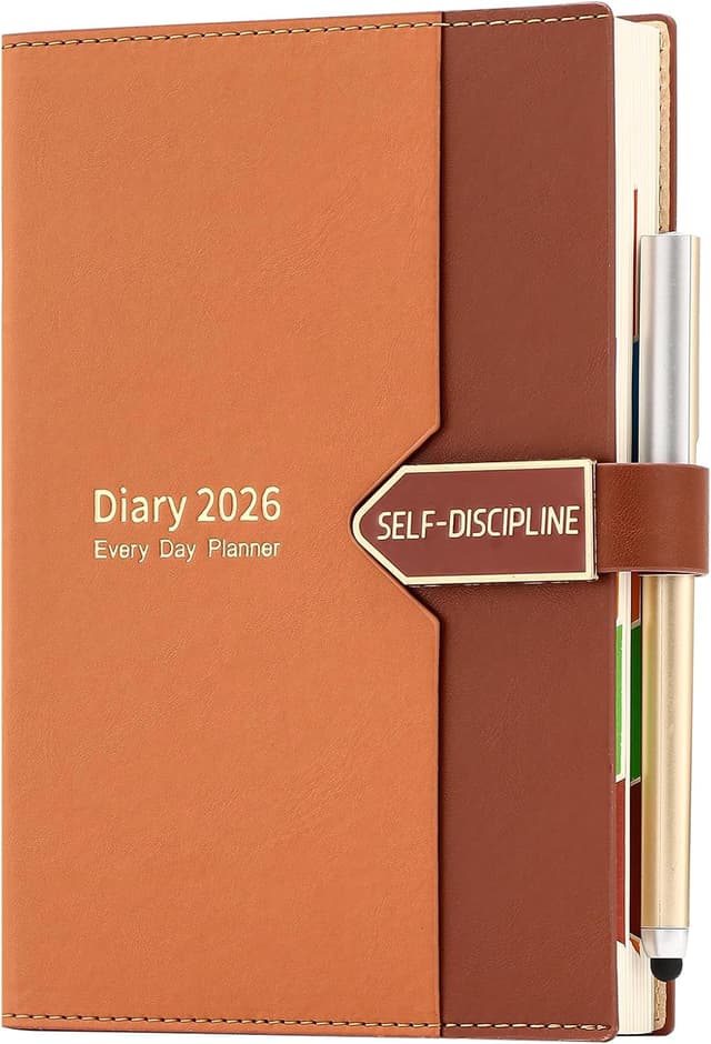 Detalle 2 de Mljtoyo Agenda giornaliera 2026 A5 352 pagine