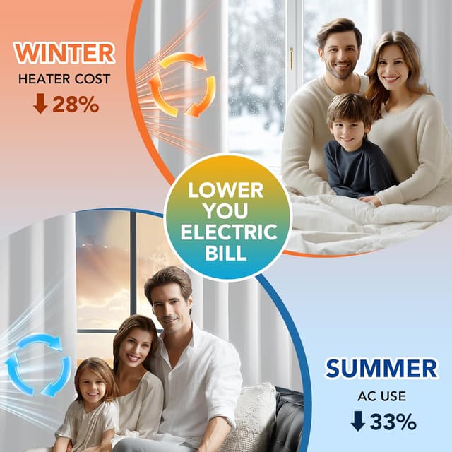 Thumbnail 6 de Deconovo 140x245 Rideaux occultants 100%