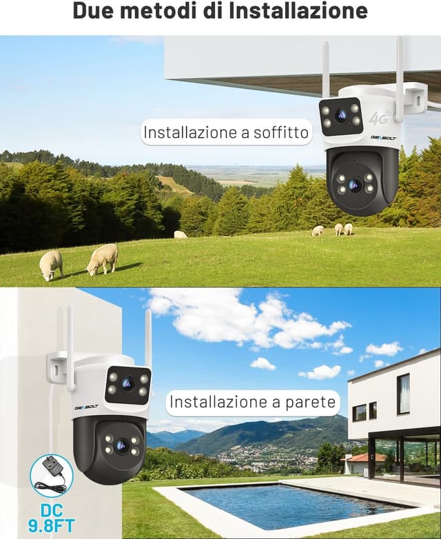 Thumbnail 6 de GENBOLT 4G LTE Telecamera IP66 esterna