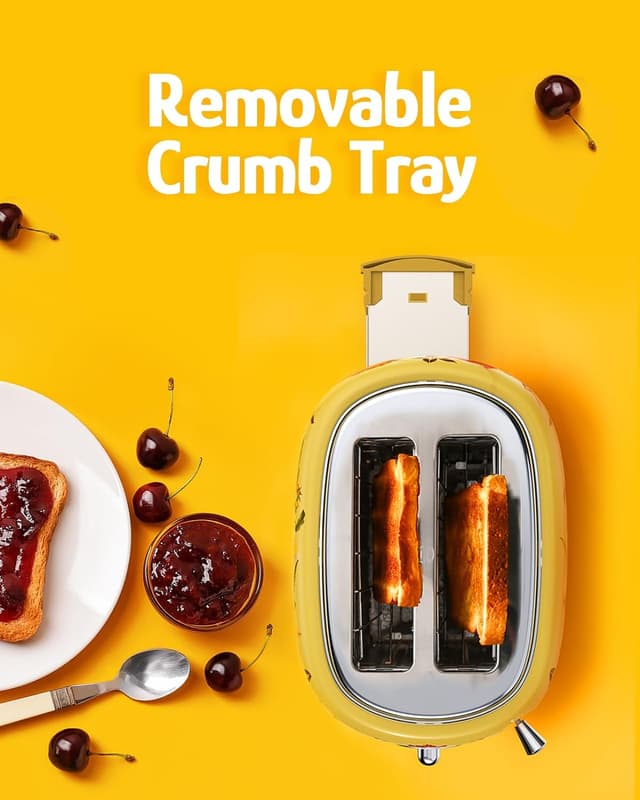 Thumbnail 5 de Hazel Quinn Collaboration Toaster 1.5 Inch Slots 🍞