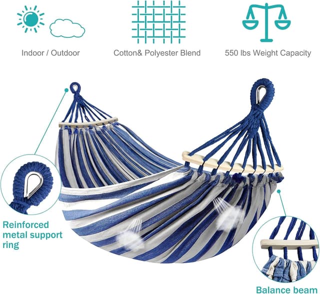 Thumbnail 5 de MOSFiATA 275x155cm Hammock 550 lb capacity