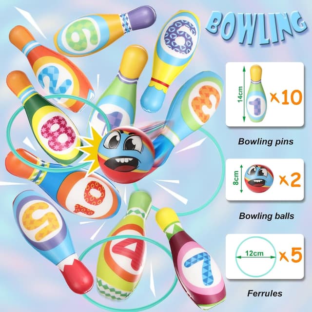 Thumbnail 6 de Bowling Set Kids for Tiny Bowlers