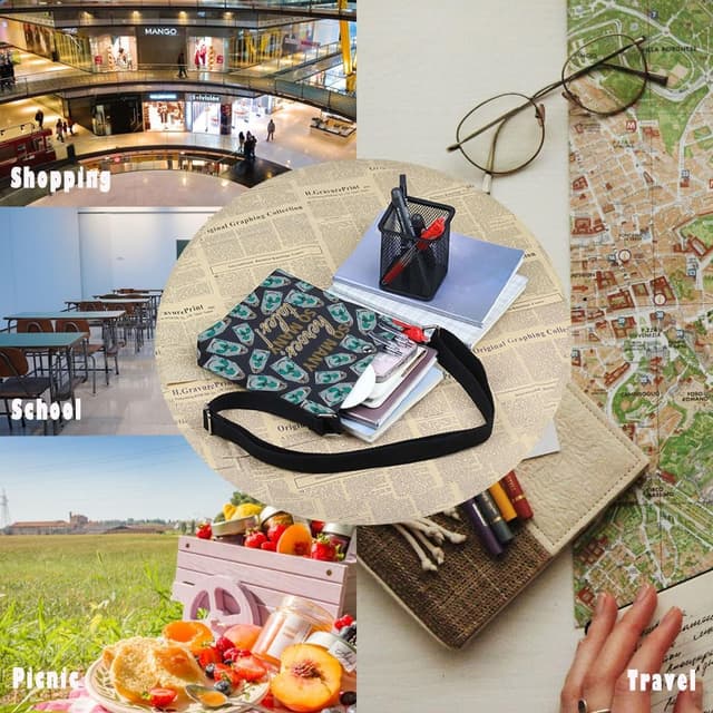 Thumbnail 6 de Epic the Musical Inspired Odysseus Greek Mythology Crossbody Bag – Adjustable Strap Gift for Epic Fans