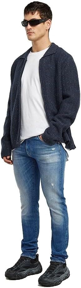 Detalle 2 de G-Star Herren Revend FWD Skinny Jeans – Revend-Fit mit Nieten-Details und Münztasche