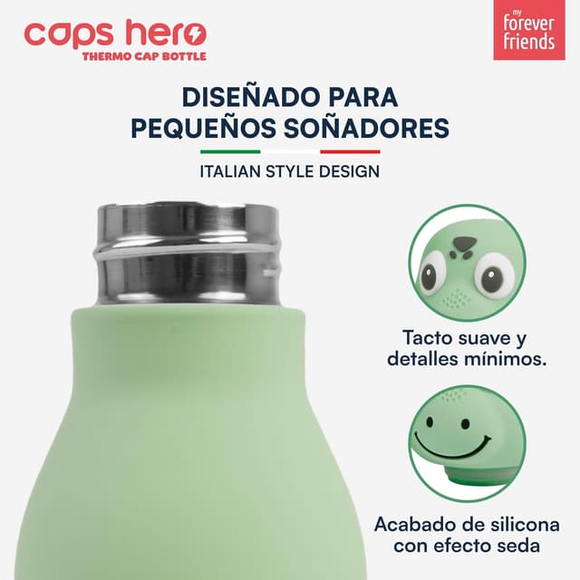 Thumbnail 2 de CapsHero Cocodrilo Dino Dex Botella infantil 520 ml