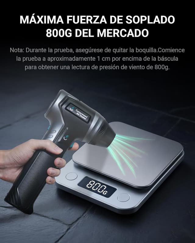 Detalle 2 de Vantrue Power Aire Comprimido 800 g