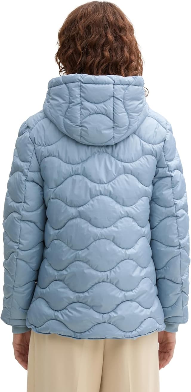 Detalle 2 de TOM TAILOR 1044399 Giacca Donna trapuntata ibrida con cappuccio