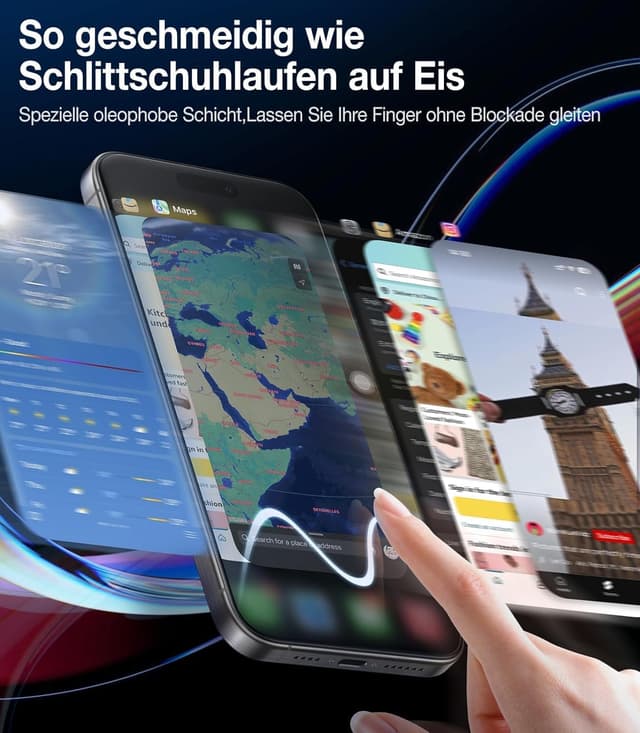 Thumbnail 6 de TORRAS Panzerglas-Schutzfolie für iPhone 12 / 12 Pro (9H+, Anti-Fingerabdruck, 2 Stück)